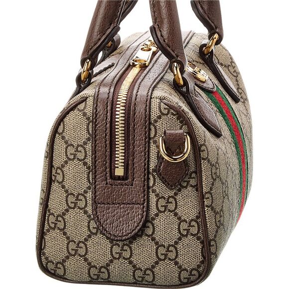 Gucci Ophidia GG Mini Top Handle GG Supreme Canvas & Leather Bag - Picture 3 of 5